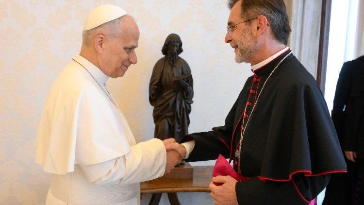 Papst Leo empfängt Josef Grünwidl, Erzbischof von Wien 