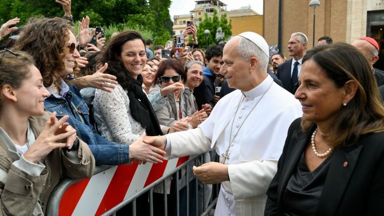 Pope Leo XIV makes visit to the Sapienza University of Rome