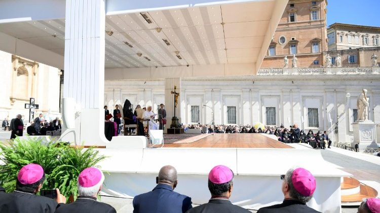 Un momento dell'udienza generale