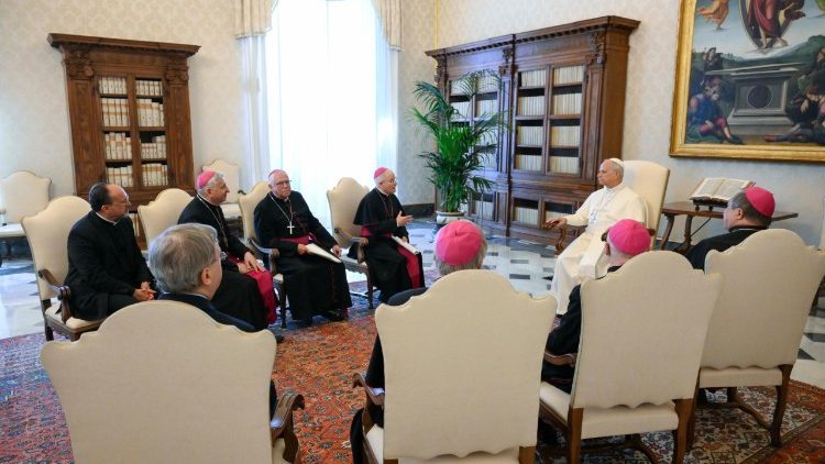 Le&oacute;n XIV se re&uacute;ne con los miembros de la presidencia de la COMECE el jueves 21 de mayo de 2026