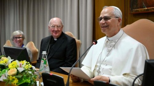 Le&oacute;n XIV: los l&iacute;deres laicos de la Iglesia deben fomentar la apertura y la comuni&oacute;n