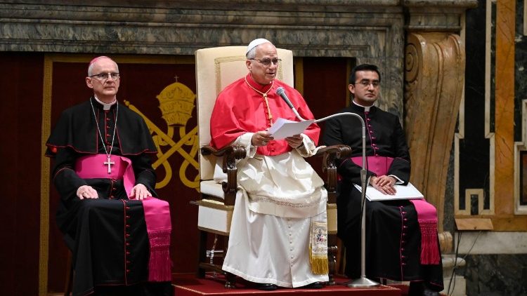 A audi&ecirc;ncia foi realizada na Sala Clementina, no Vaticano