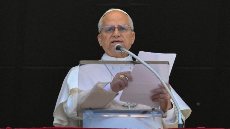 Papež Lev XIV. při modlitbě Regina Coeli v neděli 24. května 2026
