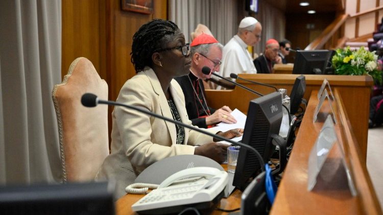 L'intervento di Leocadie Lushombo