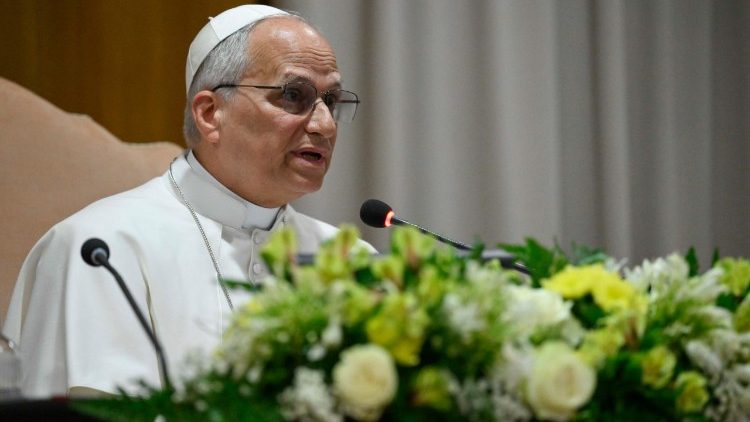 Papa Leone XIV in Aula del Sinodo presenta la sua prima enciclica "Magnifica humanitas"