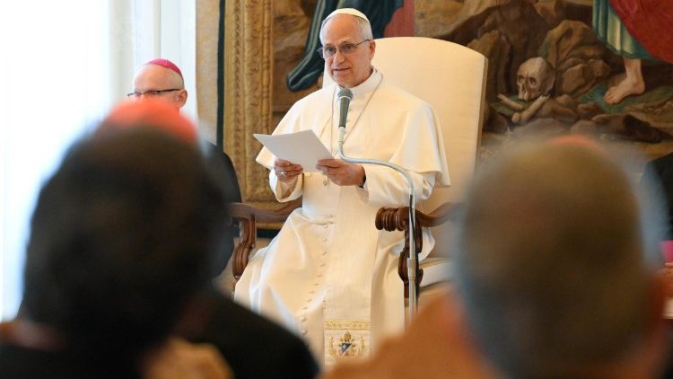 Pope Leo XIV meets with the plenary assembly of the Dicastery for Evangelization