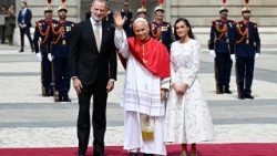 2026.06.06 Viaggio Apostolico in Spagna - Cerimonia di benvenuto