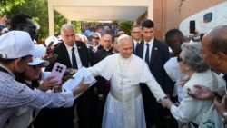 2026.06.06 Viaggio Apostolico in Spagna - Visita agli operatori e assistiti del progetto sociale CEDIA 24 hor2as