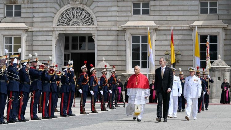 Viaje apost&oacute;lico a Espa&ntilde;a - Visita de cortes&iacute;a a Sus Majestades los Reyes de Espa&ntilde;a