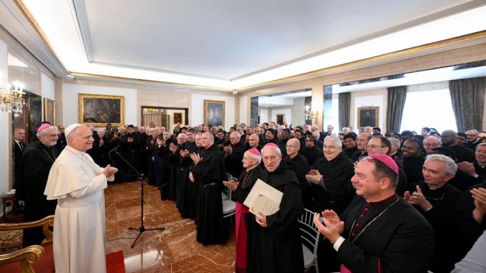 2026.06.07 Viaggio Apostolico in Spagna - Incontro con i membri dell'Ordine Agostiniano
