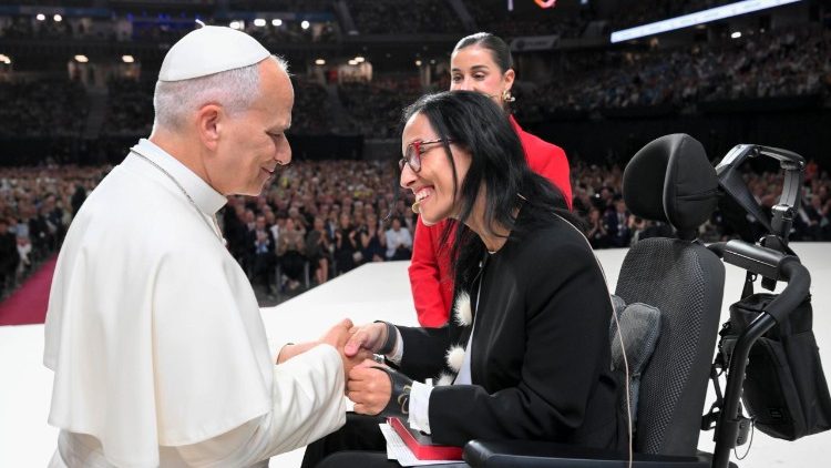 Il Papa incontra Carolina Mar&iacute;n, campionessa olimpica di badminton a Rio de Janeiro 2016 e Teresa Perales, campionessa paralimpica di nuoto, plurimedagliata