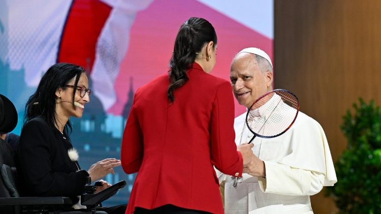 Papa durante o encontro 