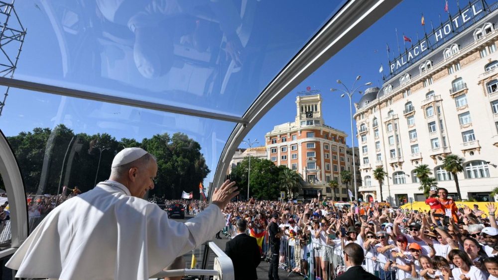 Mše svatá na Plaza de Cibeles, Madrid, 7. 6. 2026