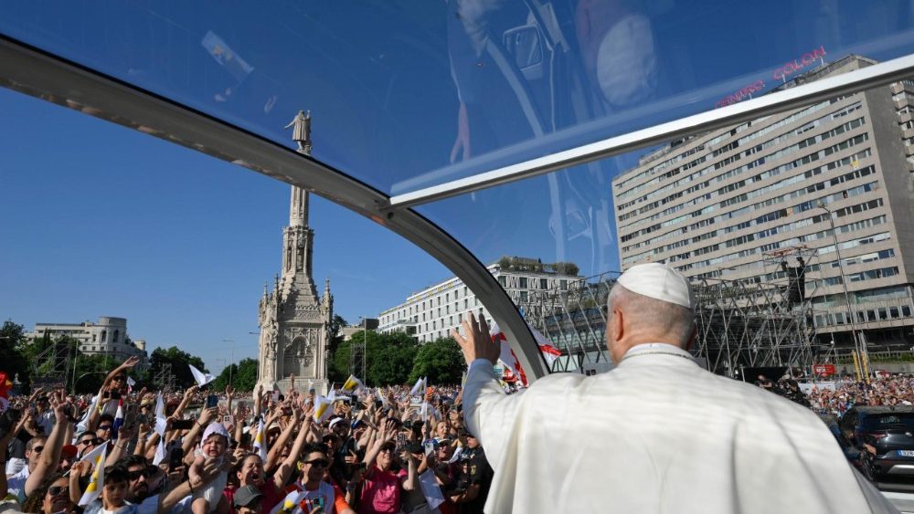 Mše svatá na Plaza de Cibeles, Madrid, 7. 6. 2026