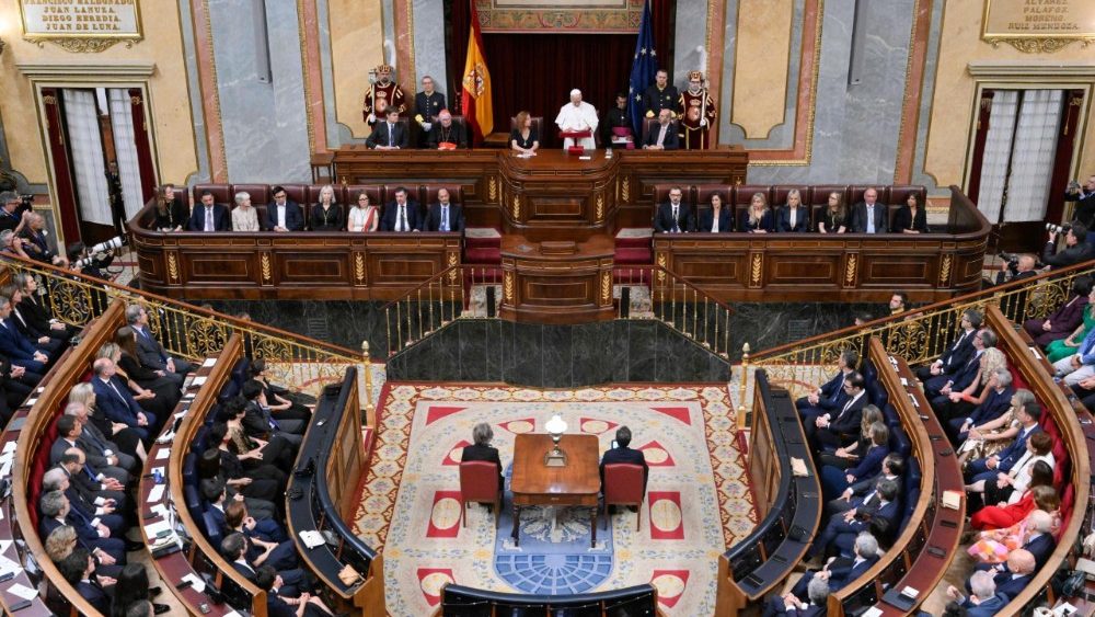 Der Papst im spanischen Parlament