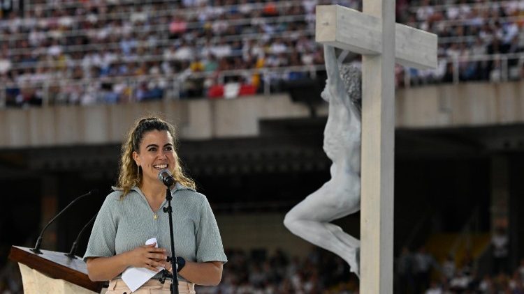 Carmina racconta al Papa la sua storia di depressione