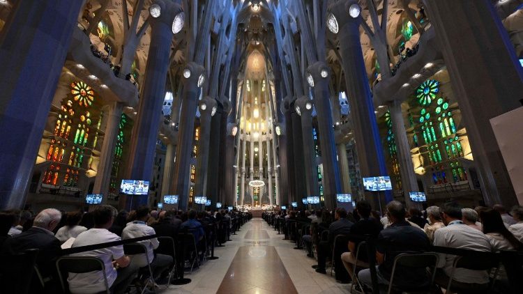 Celebration at the Basilica of the Sagrada Fam&iacute;lia