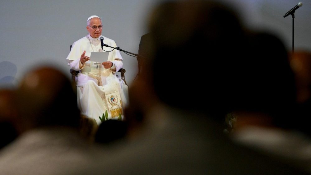 Papst Leo XIV. in der Vollzugsanstalt BRIANS 1