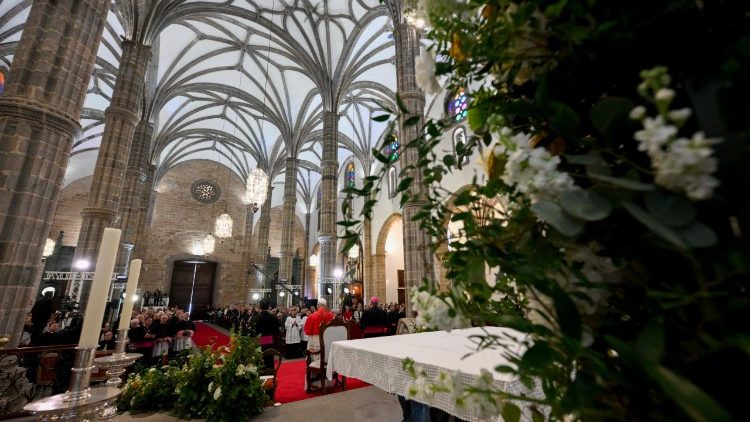 Le volte della cattedrale di Sant'Anna. 