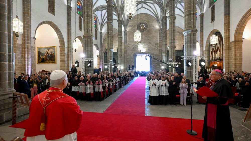 Setkání s biskupy, kněžími, jáhny, řeholníky, řeholnicemi, seminaristy a pastoračními pracovníky, 11. 6. 2026