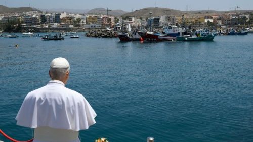 Pope Leo in Gran Canaria: ‘Human dignity has no passport’