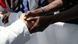 Spotkanie Papieża z migrantami