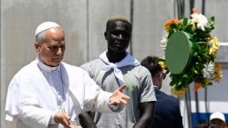2026.06.11 Viaggio Apostolico in Spagna - Seconda Parte Incontro con le realta' di accoglienza dei migranti