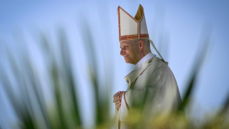 Papež Lev XIV. při mši svaté v Santa Cruz de Tenerife