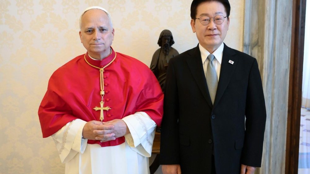 La Leon XIV, președintele Republicii Coreea, Lee Jae-myung