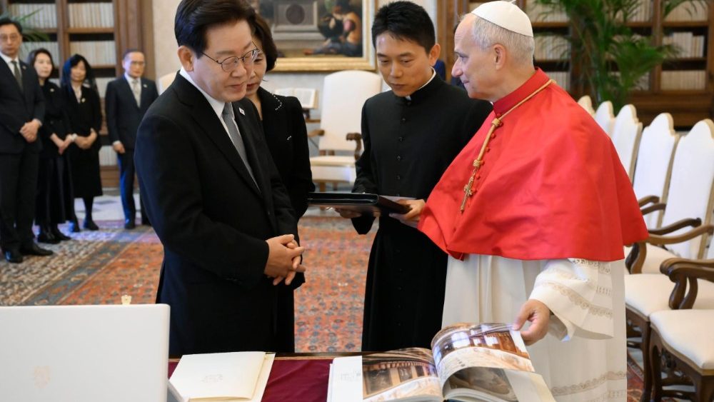 La Leon XIV, președintele Republicii Coreea, Lee Jae-myung