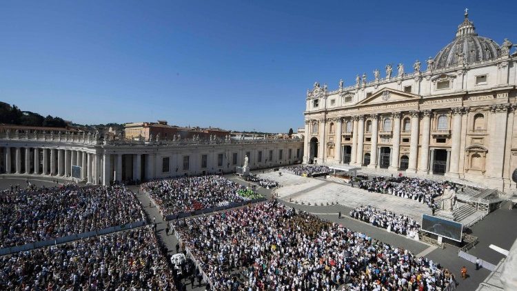 L'udienza generale in Piazza San Pietro