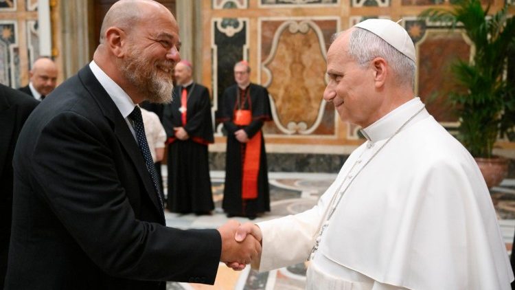 Papst Leo XIV. bei der Audienz f&uuml;r die Hilfswerke f&uuml;r die Orientalischen Kirchen (ROACO)Papst Leo XIV. bei der Audienz f&uuml;r die Hilfswerke f&uuml;r die Orientalischen Kirchen (ROACO)