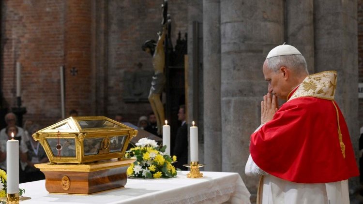 Pragnieniem Leona XIV było nawiedzenie relikwii św. Augustyna