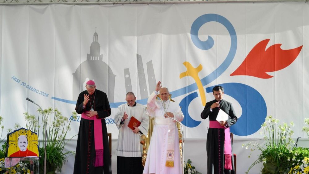 Leon al XIV-lea în vizită pastorală la Pavia