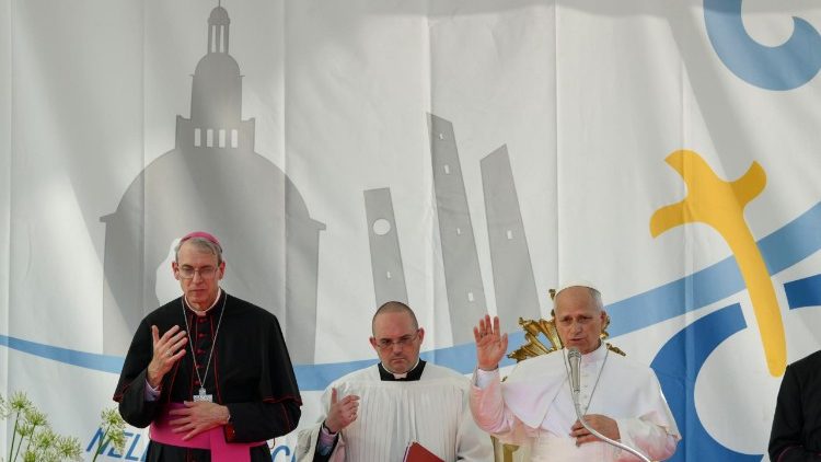 Papst Leo XIV. in Pavia am 20.6.2026
