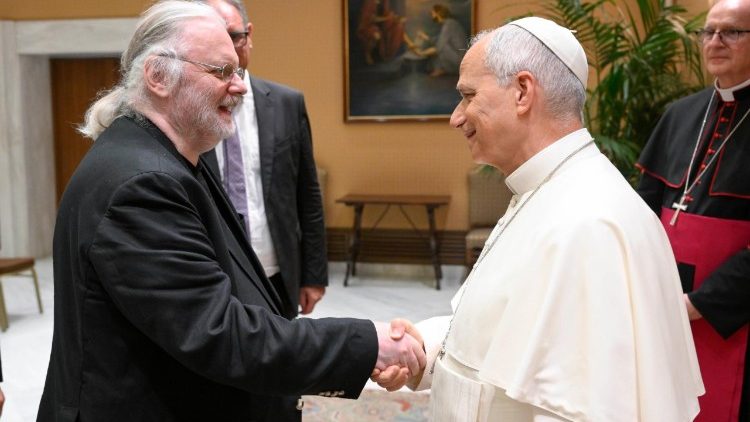 Lev XIV. a Jon Fosse, norsk&yacute; dramatik a spisovatel, nositel Nobelovy ceny za literaturu