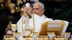Pope Leo XIV celebrates Mass with Cardinals at the opening of the Consistory