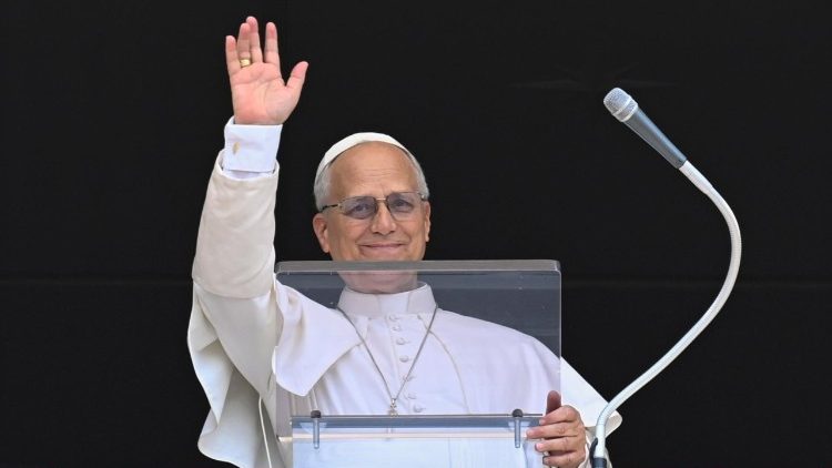 2026.06.29 Papież podczas modlitwy Anioł Pański w uroczystość świętych Apostołów Piotra i Pawła