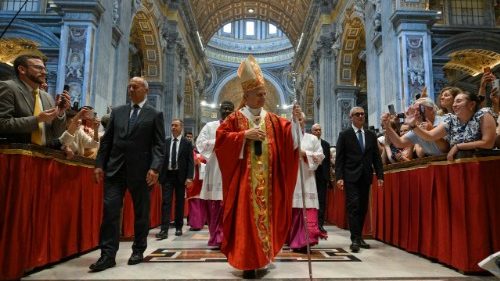 Papst an Peter und Paul: Baumeister der Einheit sein