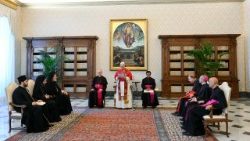 Pope Leo XIV meeting with the delegation of the Ecumenical Patriarchate of Constantinople on June 30