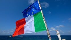 Papst Leo XIV. besuchte am 4. Juli die Mittelmeerinsel Lampedusa.