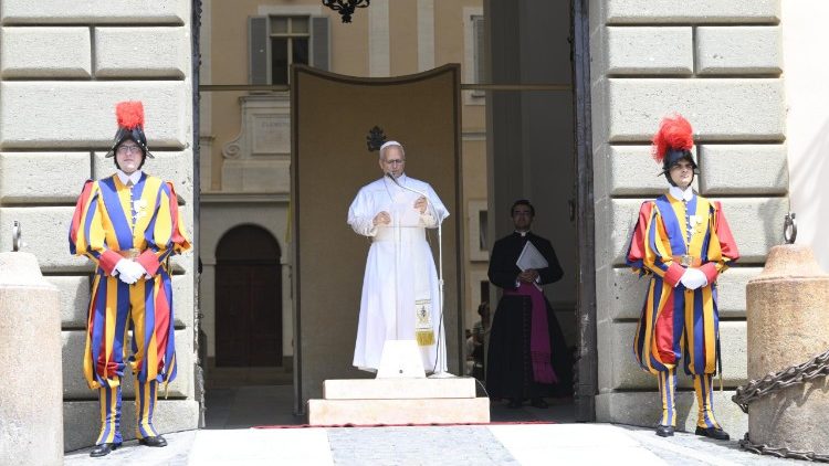 Papst Leo diesen Sonntag in Castel Gandolfo