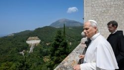 Papst Leo XIV. in Montecassino