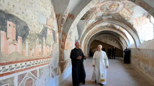 Opat Subiaco o wizycie Papieża: Czuliśmy się jak bracia
