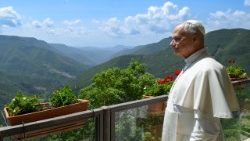 Papa Leon al XIV-lea la sanctuarul Preasfintei Treimi din Vallepietra