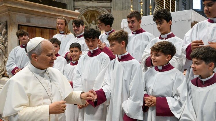 I chierichetti di Malta all'udienza generale del Papa