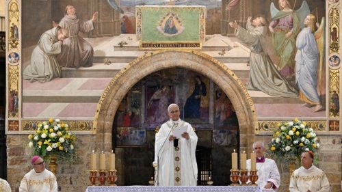 Papst in Assisi: „Wagt es, an das Wort des Evangeliums zu glauben“