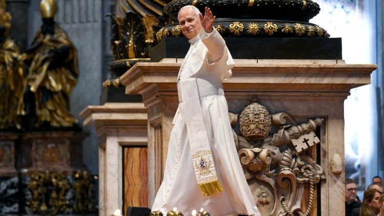Bei der Generalaudienz im Petersdom