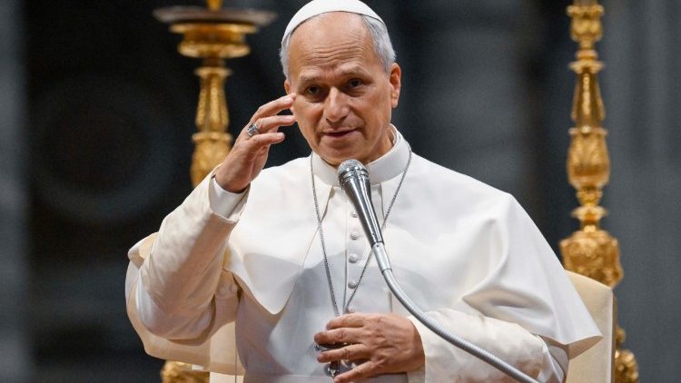 Bei der Generalaudienz im Petersdom