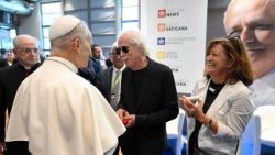 Il Papa incontra "Blue Lou" Marini